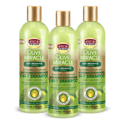 CrownElixer™ | 3 Pack Shampoo - Natural Tea Tree Oil and Avocado Oil