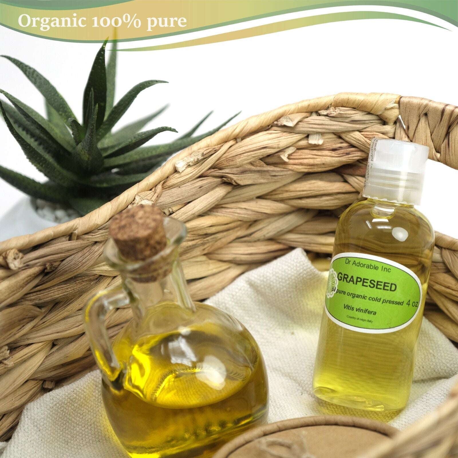 CrownElixer™ | Organic Grapeseed Oil