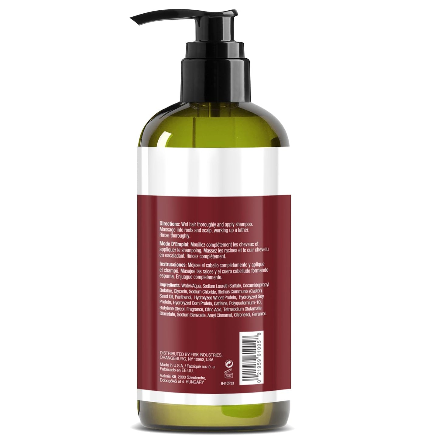 CrownElixer™ | Scalp Stimulating Castor Oil Shampoo 