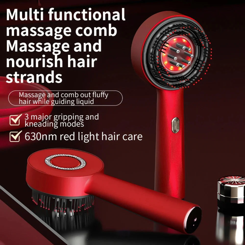 CrownElixer™ | Red Light Hair Therapy + Massager